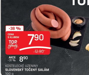 Salám slovenský točený Kostelecké uzeniny