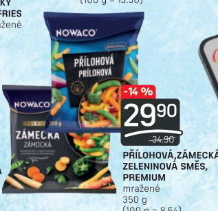 Směs přílohová mražená Nowaco