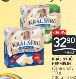 Sýr Hermelín Král sýrů