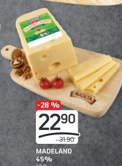 Sýr Madeland 45% Madeta