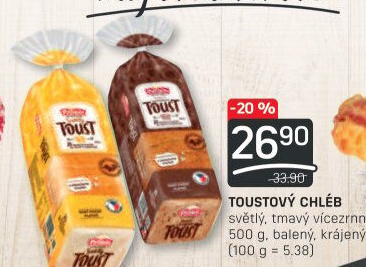 Toustový chléb Penam