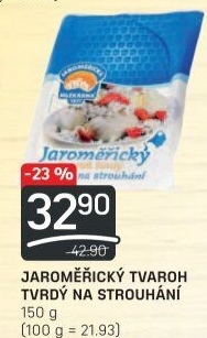 Tvaroh na strouhání Jaroměřický