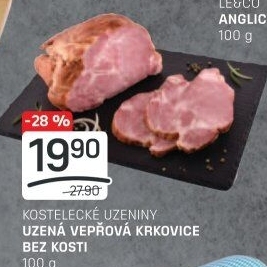 Vepřová krkovice uzená bez kosti Kostelecké uzeniny