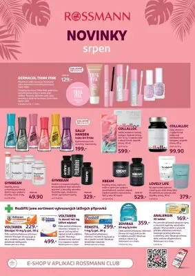 akční leták ROSSMANN drogerie 17.7.2024-13.8.2024
