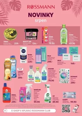 akční leták ROSSMANN drogerie 17.7.2024-13.8.2024