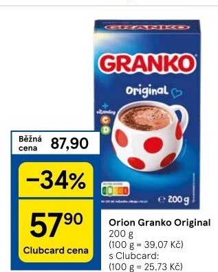 Instantní kakao Granko Orion