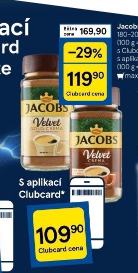 Instantní káva Jacobs Velvet