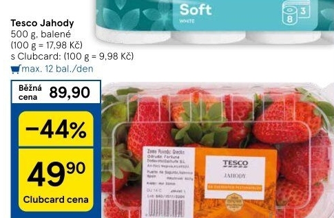 Jahody Tesco