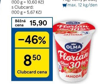 Jogurt smetanový Florian Olma