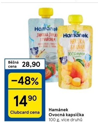 Kapsička ovocná Hamánek