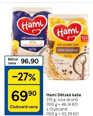 Kaše dětská Hami