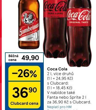 Limonáda Coca Cola