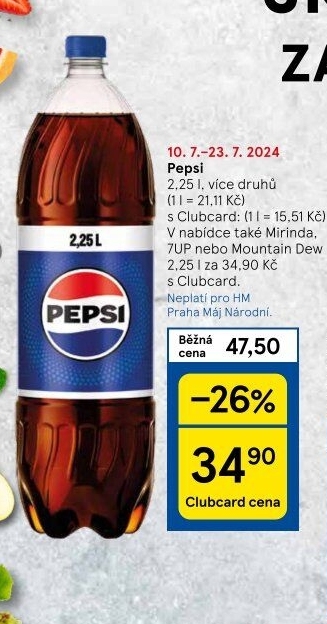 Limonáda Pepsi