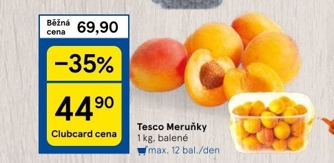 Meruňky Tesco