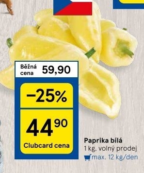 Paprika bílá