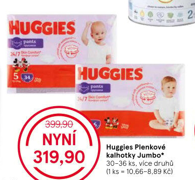 Pleny dětské Huggies Pants