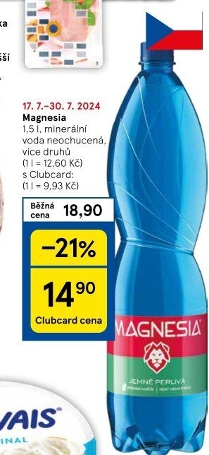 Přírodní voda Magnesia