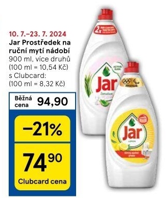 Prostředek na nádobí Jar