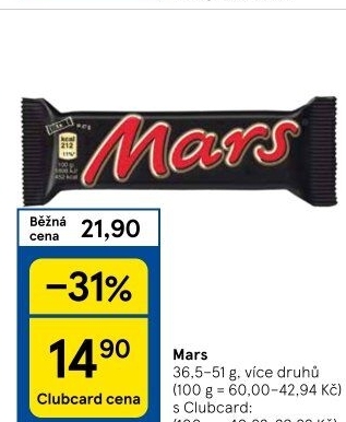 Tyčinka Mars