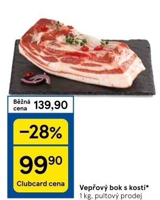 Vepřový bok s kostí