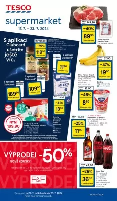 akční leták Tesco 17.7.2024-23.7.2024