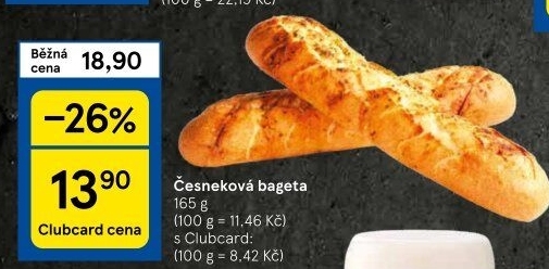 Bageta česneková