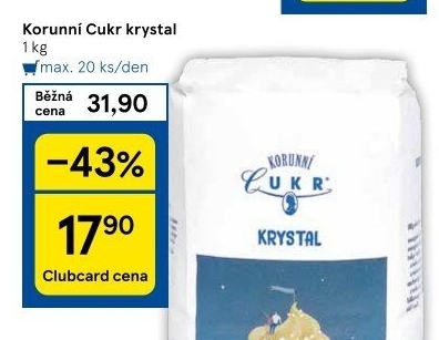 Cukr krystal Korunní