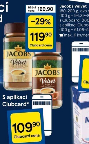 Instantní káva Jacobs Velvet