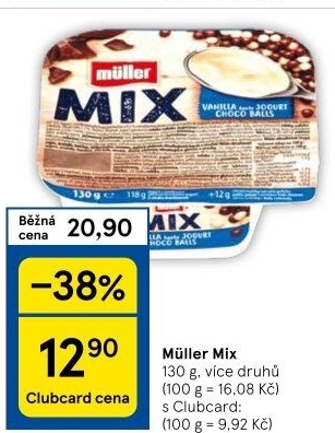 Jogurt Müller Mix