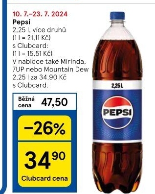 Limonáda Pepsi