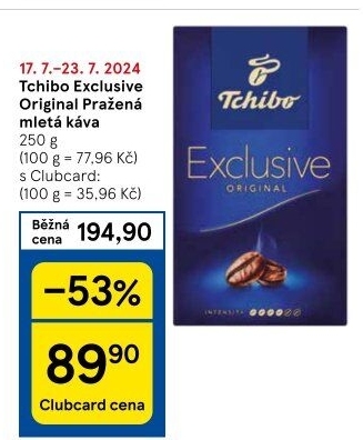 Mletá káva Tchibo Exclusive