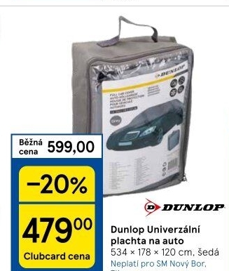 Plachta na auto Dunlop