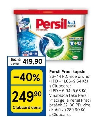 Prací kapsle Persil