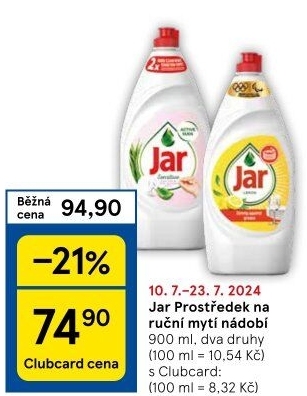 Prostředek na nádobí Jar