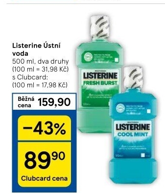 Ústní voda Listerine