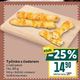 Pečivo tyčinka sýrová