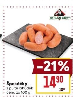 Špekáčky Kostelecké uzeniny