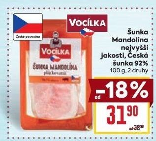 Šunka nejvyšší jakosti Mandolína Vocílka
