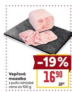 Šunka vepřová mozaika