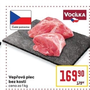 Vepřová plec bez kosti Vocílka