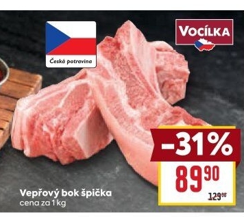 Vepřový bok špička Vocílka