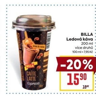 Ledová káva Billa