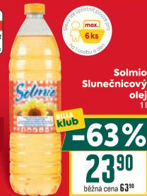Slunečnicový olej Solmio
