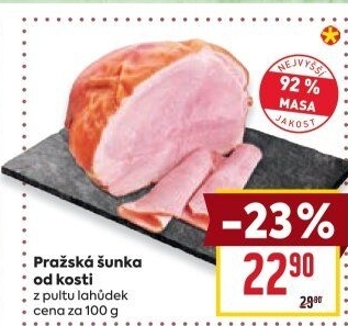 Šunka pražská od kosti