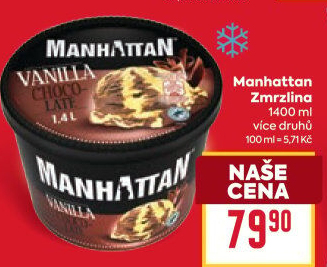 Zmrzlina v kelímku Manhattan Nestlé