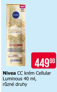 CC krém Cellular Luminous Nivea