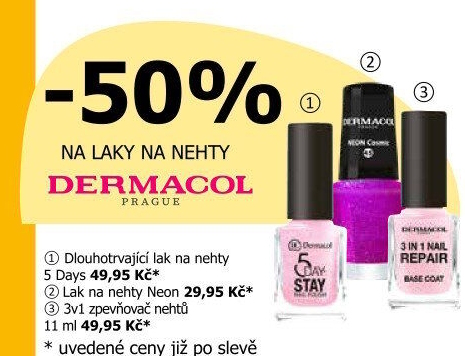 Lak na nehty 5 Day Stay Dermacol