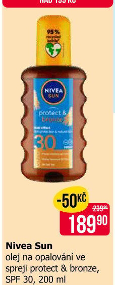 Olej na opalování ve spreji OF 30 Protect&amp
