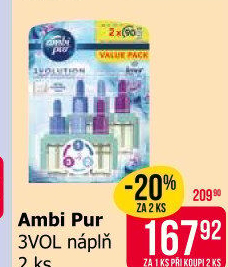 Osvěžovač vzduchu 3 volution Ambi Pur - náplň