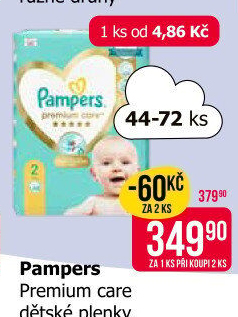 Pleny dětské Pampers Premium Care